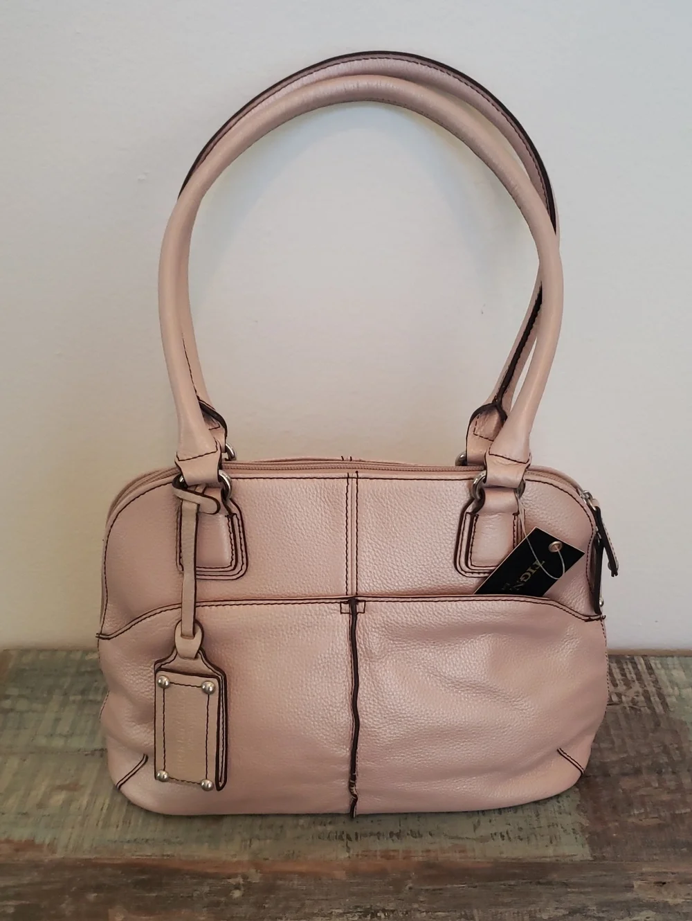 NWT Tignanello Blush Pink Satchel